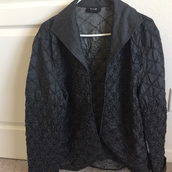 Focus Jackets & Blazers - Focus Heather Grey Women's Jacket